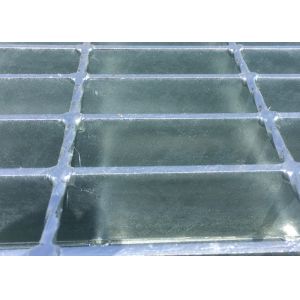 Q235 Mild Steel Galvanized Grating Serrated / Plain Type For Machinery Safety Guards