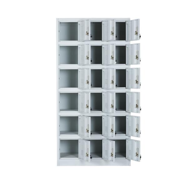 Casiers de stockage extérieurs en acier de casiers en métal de porte de la taille 18 d'OEM