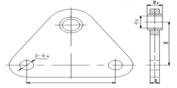 Power Fitting LV Type hot dip galvanized steel Plate Ploe accessories