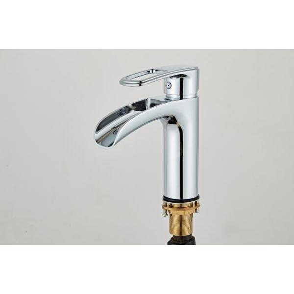 Under Counter Waterfall ODM Silver Electroplated SUS Faucet