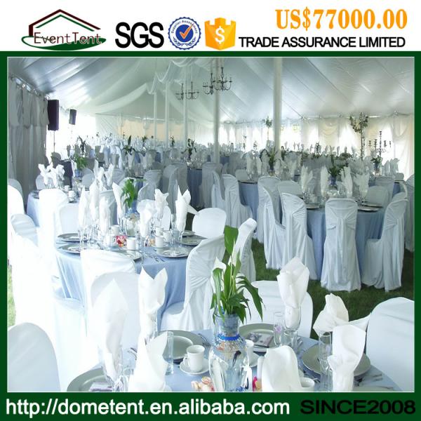 20 X 60m Economic Durable Nigeria White Wedding Tent With Glass Wall