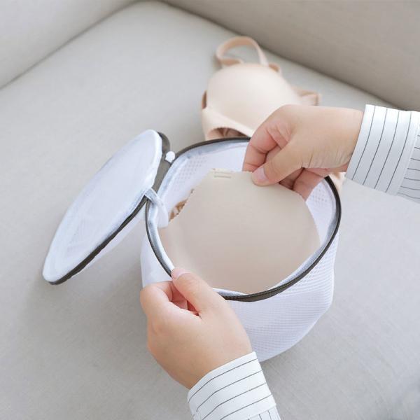 White Microfiber Houseware Plastic Products Nylon Filter Laundry Wash Bag Mesh