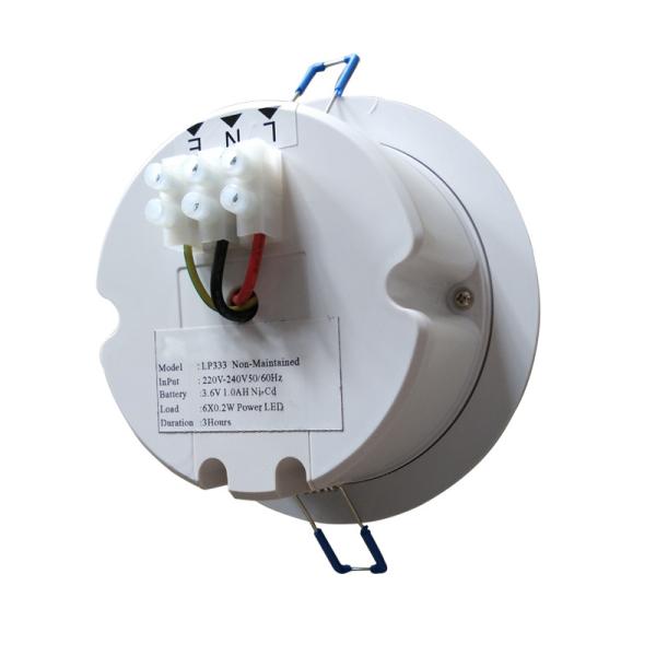 6pcs 5730 LED 3W Ceiling Recessed Emergency Light IP20