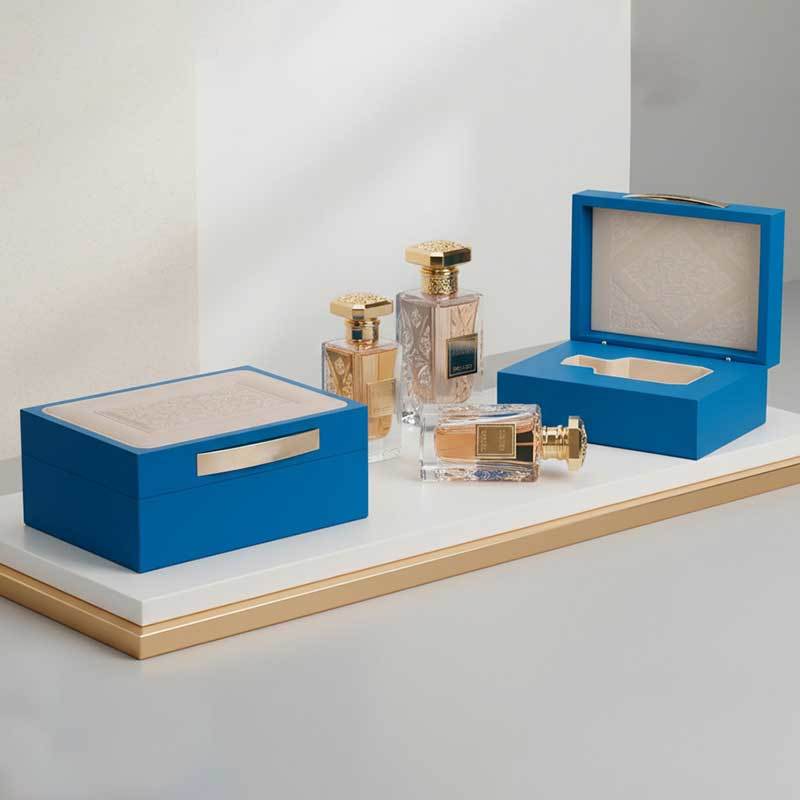 Luxury Leather Perfume Bottle Packaging Box