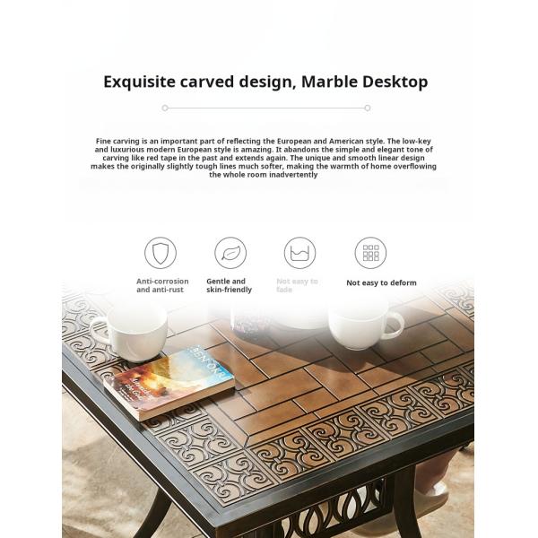 Balcony Dining Round Cast Aluminum Patio Table And Chairs Bistro Set