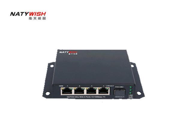 4KV Surge Protection 8 FE Ports POE ONU , Outdoor Waterproof EPON 1GE ONU
