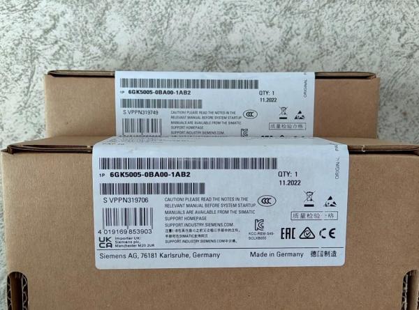6GK5005-0BA00-1AB2 Siemens Non Managed Industrial Ethernet Switch For Eletronic Component