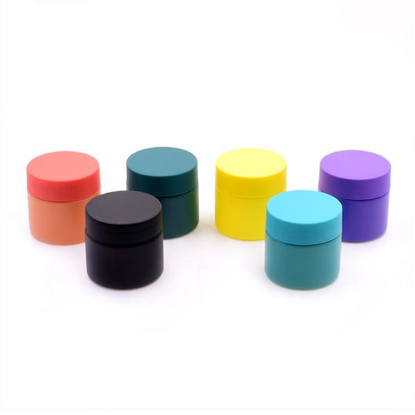 30ml -300ml Childproof Colored Plastic Jars With Lids Concentrate Container