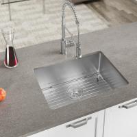 18 Guage Undermount Single Basin Handmade Kitchen Sink 3-1/2''