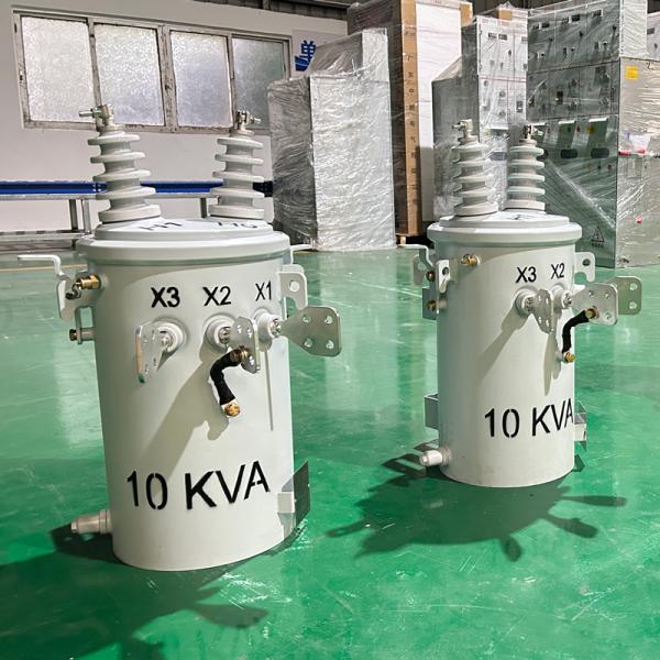 中電圧10KVA油入単相柱上変圧器電力変圧器12470V～120V