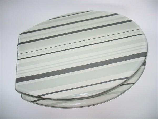 poly-resin toilet seat cover,RESIN toilet seat cover,tranparent toilet seat,sanitary ware,STRIPE TRIMMER