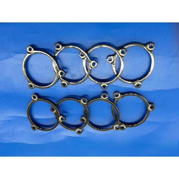 High Glossy Surface Black Zirconia Ceramic Locking Ring  Electrical Insulation