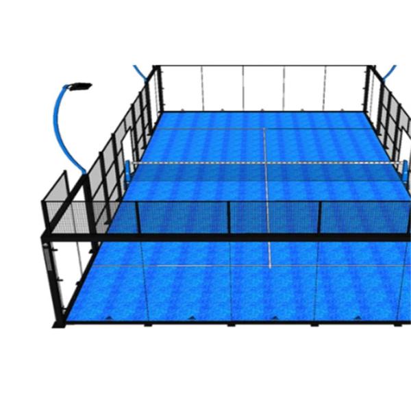 Indoor And Outdoor New Style Full Panoramic Paddle Court Fence