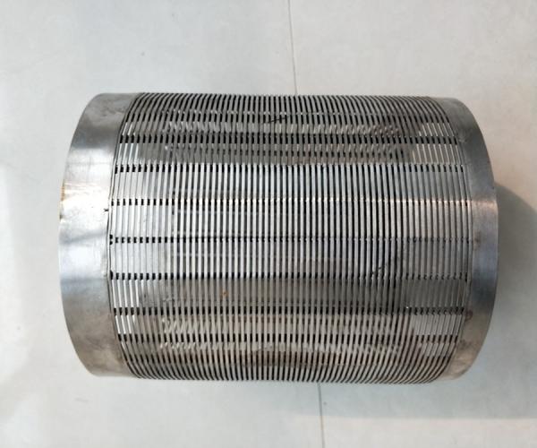 Electropolished Water Filter Screen Elements SS304 No Magnetic V Wire Wrapped