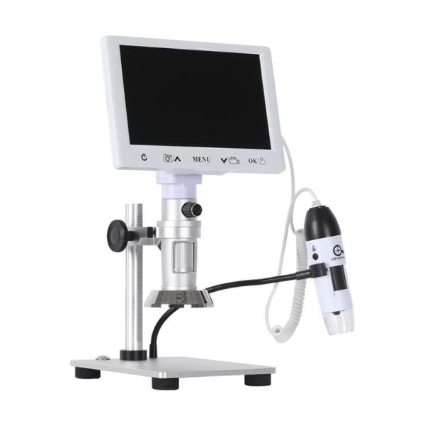 High Definition 7-inch LCD Digital Microscope for PCB Control in Industrial Settings