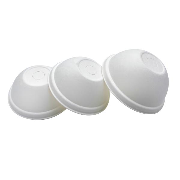 Tea Cup Cover Eco Biodegradable Pulp Sugarcane Paper Dome Lids