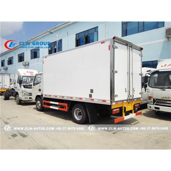 Dongfeng modelo 5tons Pequeños mariscos refrigerados Transporte Entrega y refrigerador Congelador Refrigerador Van Truck