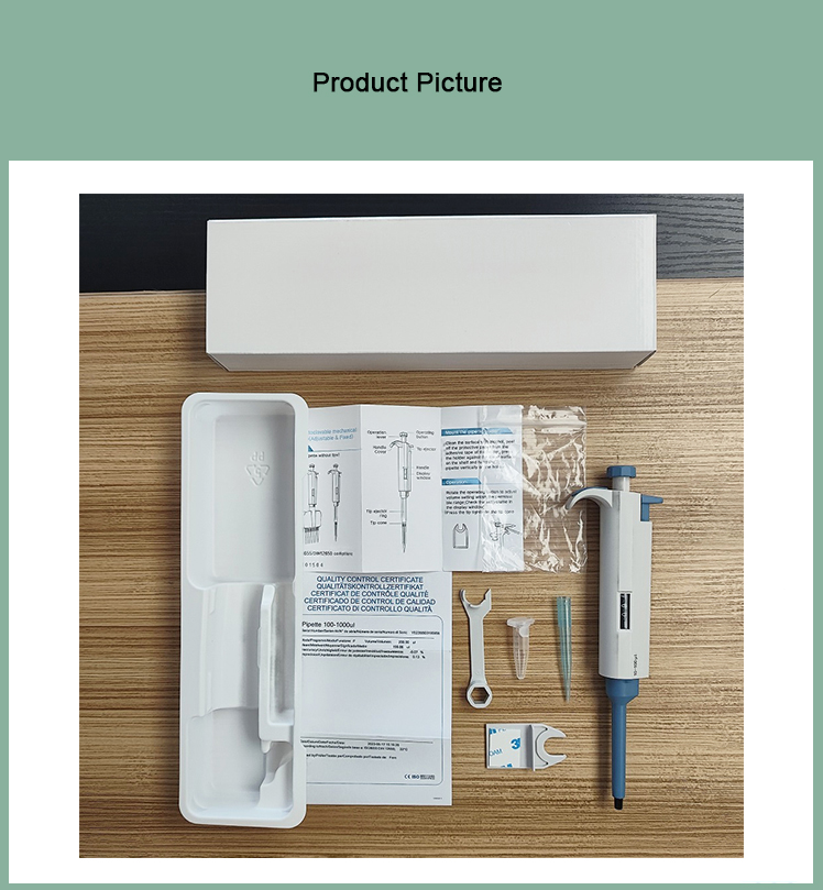 Digital Single Channel Pipette Mechanical Variable Micropipettes Adjustable Fixed Volume Pipettes Laboratory Pipet