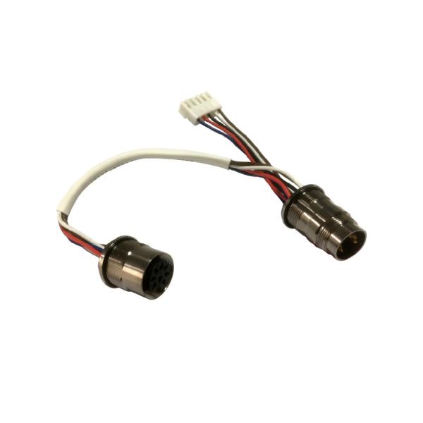 12 Pin M12 socket type IP67 Panel Mount Circular straight waterproof AISG Connector