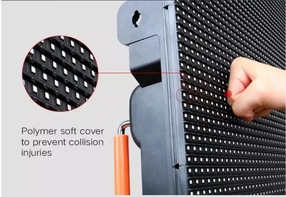 Шкаф дисплея 960x960mm футбольного поля периферийный   Видео- прокат приведенный водоустойчивое IP65 SMD 1R1G1B экрана