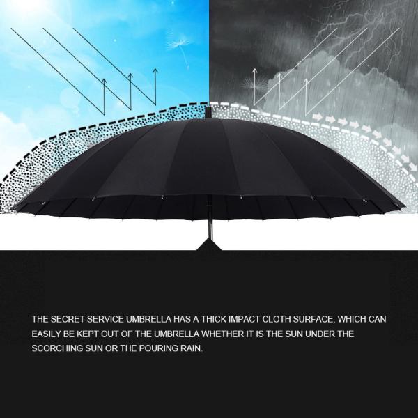 Rust Free Fiberglass Ribs Shaft Auto Golf Umbrella