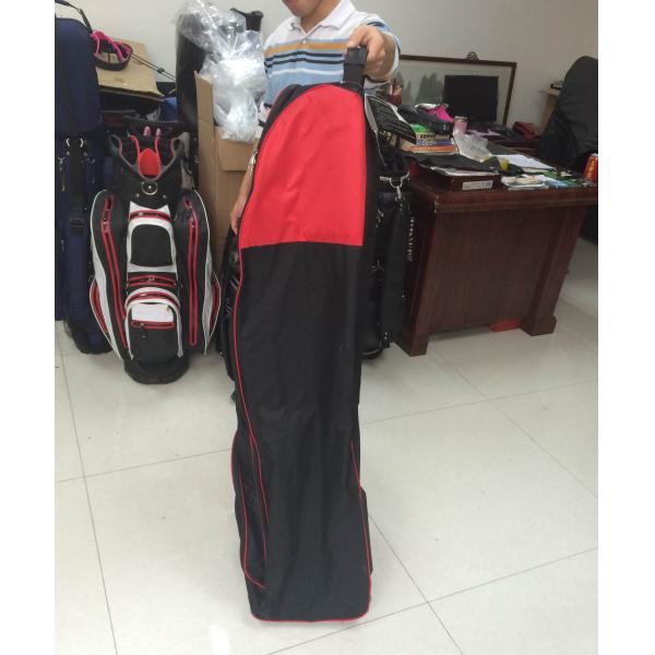 golf ravel bag with wheel , golf bag , nylon golf bag , ravel golf bag