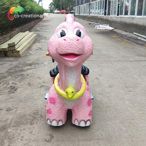 Passeio a fichas do CE 220V do ISO no passeio elétrico do dinossauro dos brinquedos no carro para a alameda