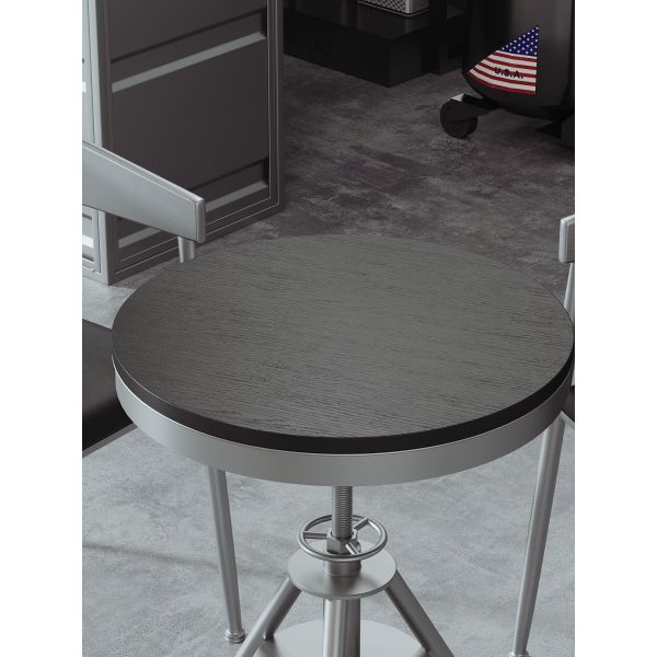 Customized Dining Table Chair Sets Solid Metal Table And Chairs Rustic