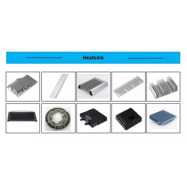 CNC Machined Led Heat Sink Aluminum Custom Aluminum Extrusions Oem Enclosure