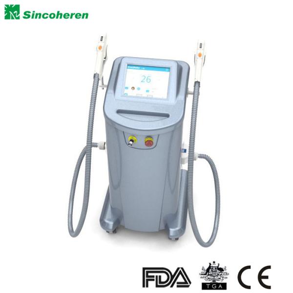 2 Handles Ipl Beauty Machine , Ac230v 50hz Shr Laser Hair Removal Machine