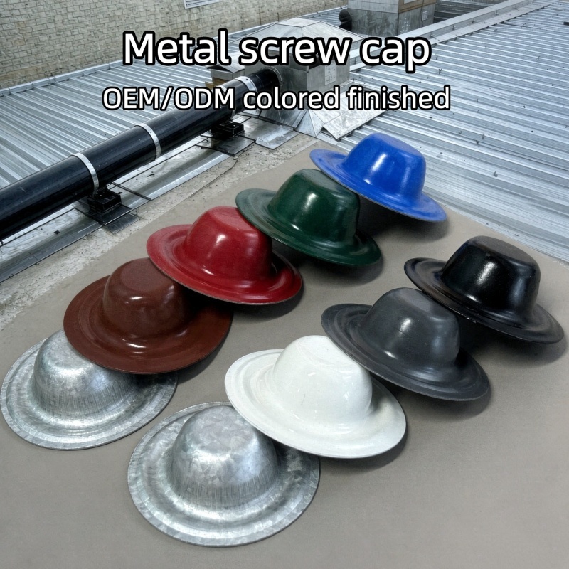 Custom Color Metal Cap Washers For Cover Roof Screw Prevent Leaks UV Resistant