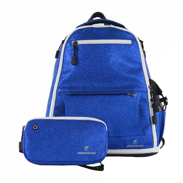 Bordado azul Logo For Travel Unisex da trouxa dos esportes da forma da faísca