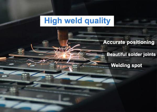 Machine de soudage laser à fibre à batterie au lithium pour véhicule à énergie nouvelle