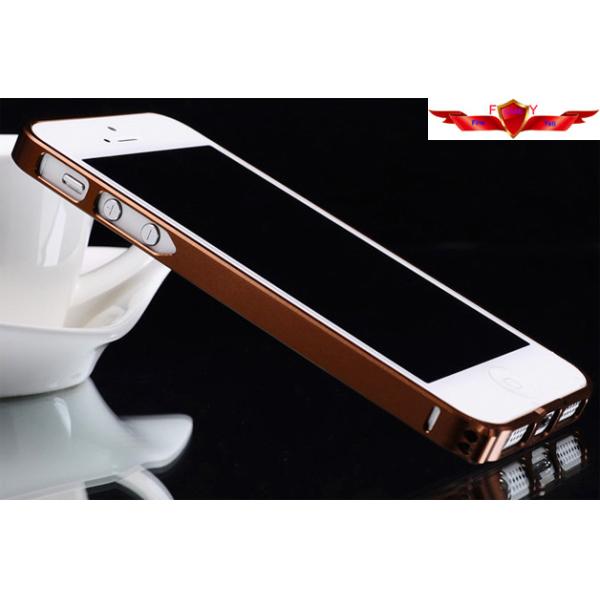 New Colorful Aluminum Iphone 4 4S 5 5S Bumper Cases Gift Box Included