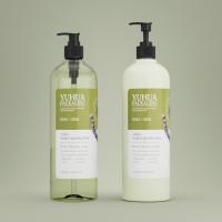 Flacon pompe mousse rond pour shampooing, gel douche et savon liquide pour les mains