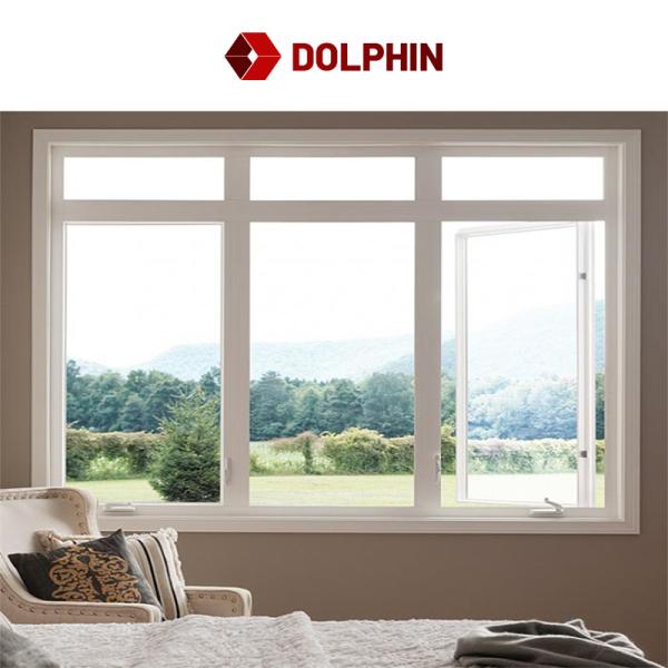 Thermal Break Aluminum Casement Window Double Toughened Glass Aluminum Windows