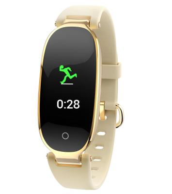 Lady 0.96 Inch Smart Band Bluetooth , IOS9.0 Ip67 Waterproof Bluetooth Smart Watch