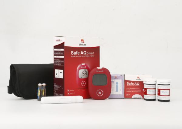 SINOCARE sannuo Safe AQ Smart  Glucometer Blood Glucose Meter Kit with English Manual 50Test strips Reliable FAD-G