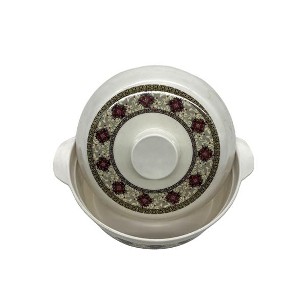 Durable Noodle Bowl Lid Tasteless 7.3 Inch Soup Bowl Melamine