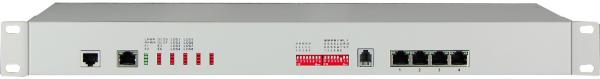 19inch 8CH E1 BNC port fiber optical multiplexer with two fiber port protection