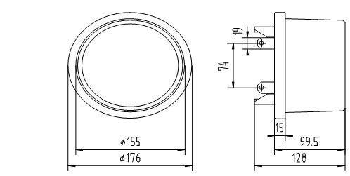 ANSI Socket Type Three Wire Single Phase Electronic Energy Meter 100A