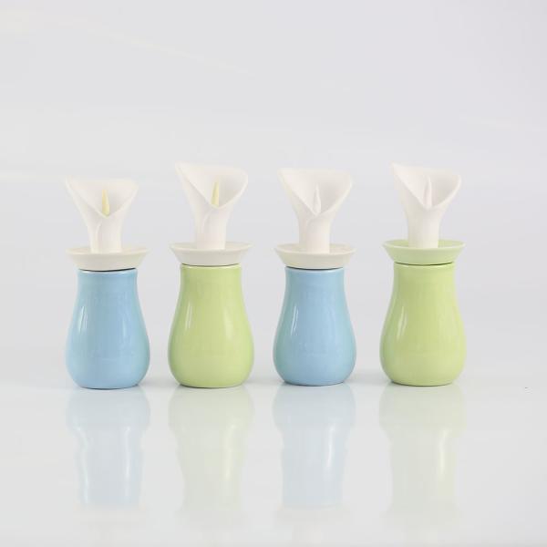 Concise Style Ceramic Flower Diffuser / Fragrance Flower Diffuser Air Fresheners