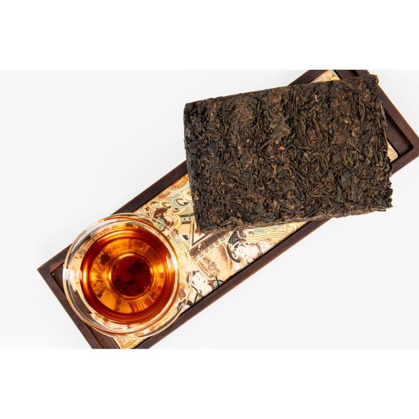 Handmade Organic Fu Zhuan Dark Tea Brick Traditional Craft Long-term Shelf Life Chinese Organic