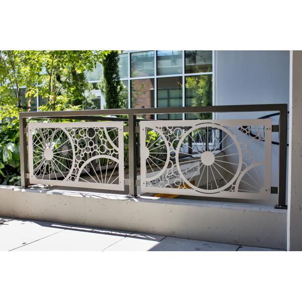 Внешний / внутренний алюминиевый лестничный перила теплоизоляция балюстрада рулетка