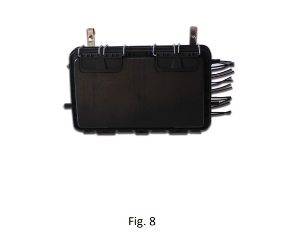 Коробка распределения Splitter волокна PLC IP65 1x8 LGX
