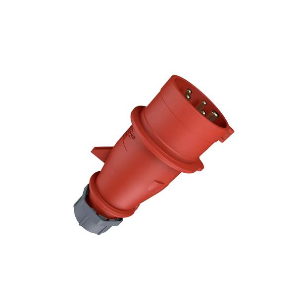 Copper pins with nickel plating IP44 Waterproof Industrial Plug16A 200-250V 32A 380-415V