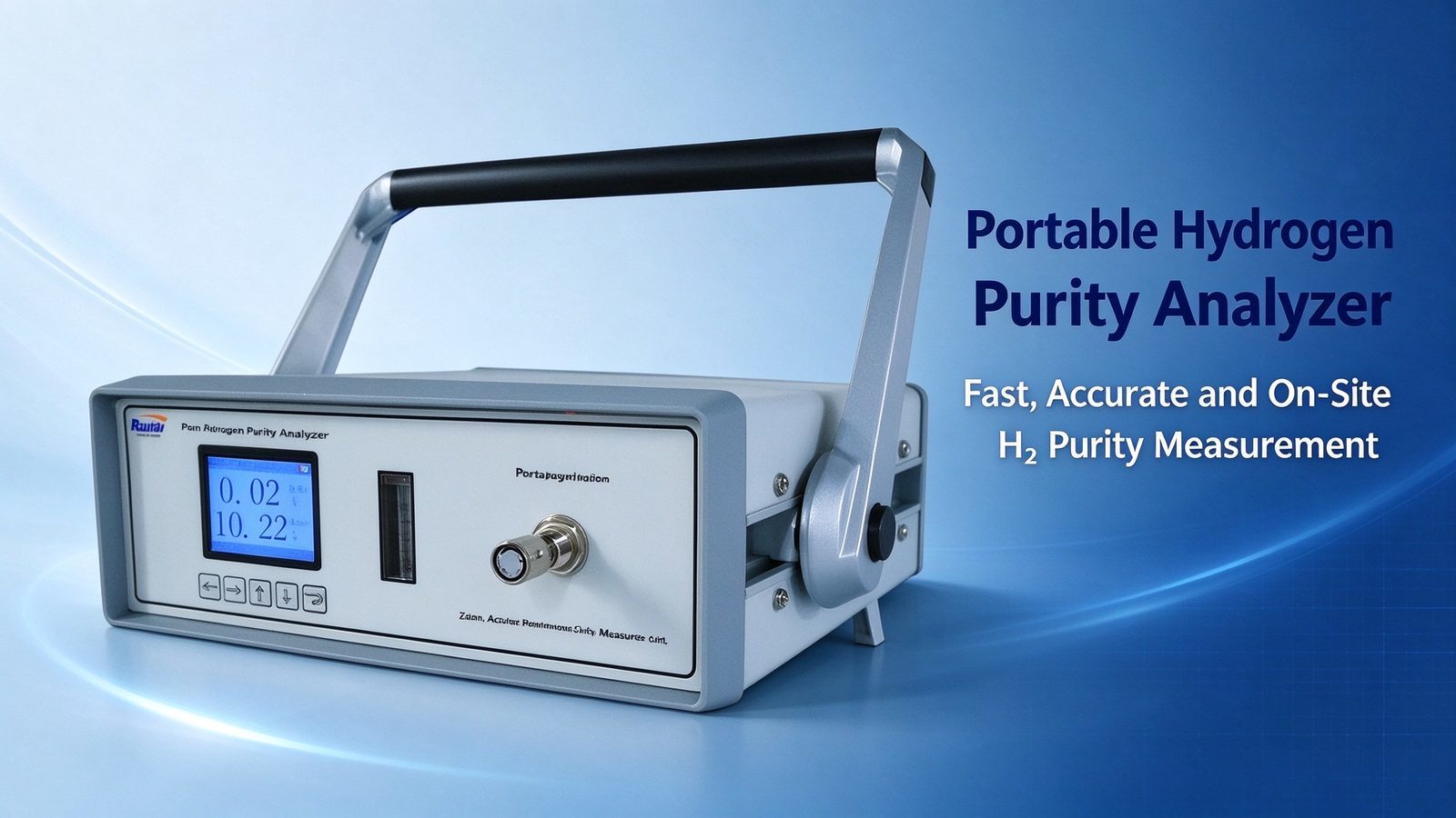 Customizable Hydrogen Gas Analyzer Microfluidic Thermal Conductivity Portable H2 Gas Detector