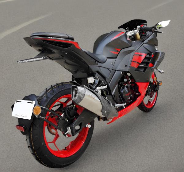 Motor de gasolina de 400cc Streetbike para adultos Enduro Racing Sportbike com Chain Drive