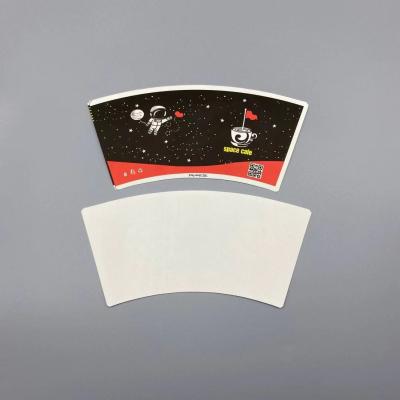 Fã impermeável do copo de papel do estoque do copo de Eco para a bebida quente e fria