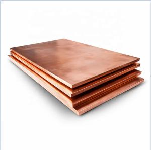 C10100 High Purity 6N 7N 99.99999% Pure Copper Plate Electrolytic Copper Oxygen